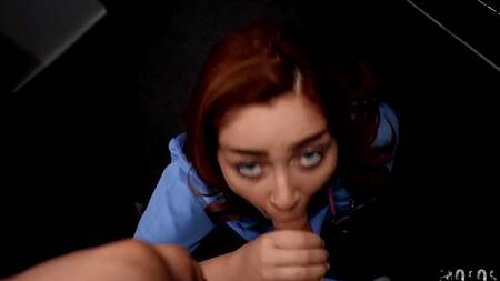 Рыжая медсестра находит время на секс с коллегой