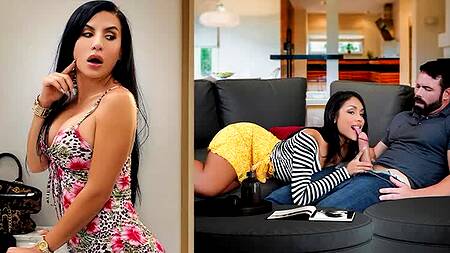 Накачанный мужик ебет молодую латинку и зрелую