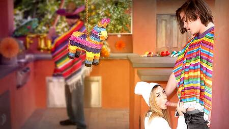 Парень на семейном празднике трахает сводную сестру Demi Hawks