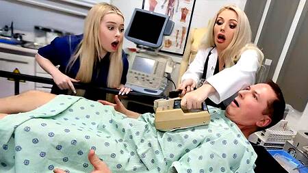 Больной после операции трахает докторшу и медсестру