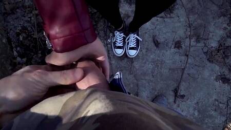 Худая Vanessa Alessia в кожанке трахается с парнем за деньги