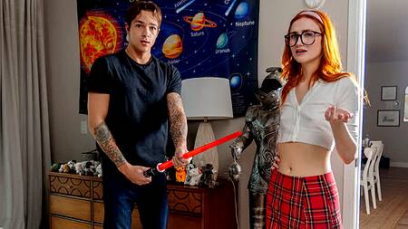 Реалити-шоу заканчивается страстной еблей с рыжей студенткой