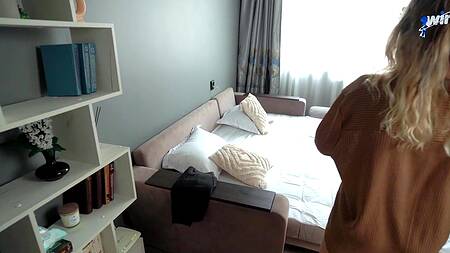 Массажем дело не ограничивается, пасынок ещё и трахает мачеху