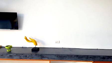 Подрочил на нюдсы подруги и трахнул её на столе