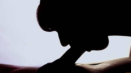 Нереально красивый секс с окончанием в рот девушки