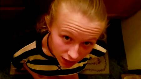 Развратная подборка смачного минета от милой худышки