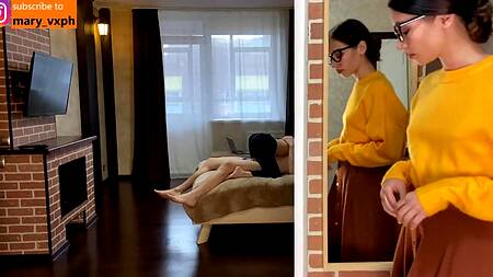 Посмотрела за подругой и её парнем, а потом соблазнила этого чувака