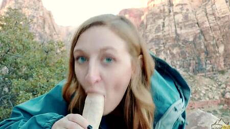 Посетили национальный парк и занялись там жарким сексом