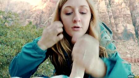 Посетили национальный парк и занялись там жарким сексом