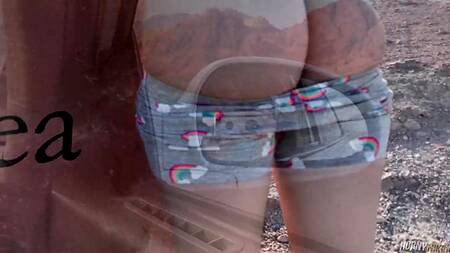 Красотка долго возбуждала и отсосала член на природе