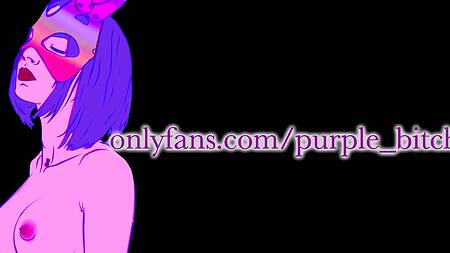 Смазливая косплеерша засовывает в попку анальную пробку