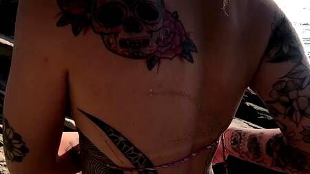 Отпуск с татуированной неформалкой и ебля, ебля, ебля - подборка