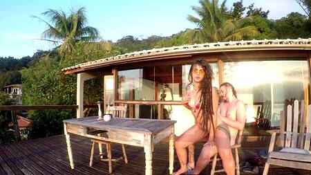 Отпуск с татуированной неформалкой и ебля, ебля, ебля - подборка