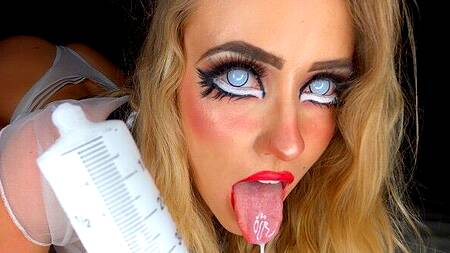 Искусственная сперма в жопе и анальная мастурбация