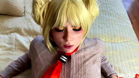 Милашка радует анимешника новым косплеем и жаркой еблей