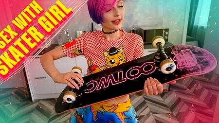 Нефорша катается на скейте и занимается жарким сексом