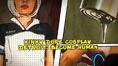 Девушка робот ублажает сексуальные фантазии хозяина