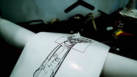 Девушка робот ублажает сексуальные фантазии хозяина