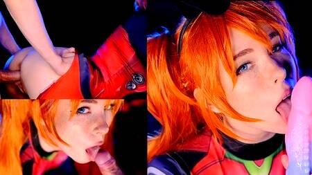 Косплей от рыжей красотки приводит к жаркой ебли