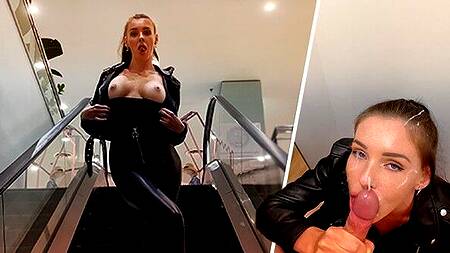 Голодная до секса подруга хочет трахнуться в примерочной