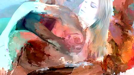 Большой черный член делает зрелую блондинку чуть счастливее