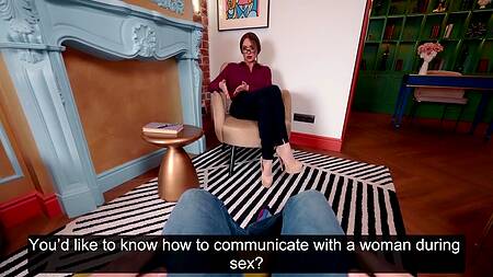 Учительница русского учит грязным словечкам во время секса