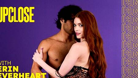 Рыжая красотка в леопардовом белье отдается черному парню