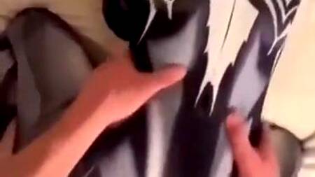 Sophie Rain (Софи Рейн) онлифанщица в костюме человека паука