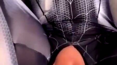 Sophie Rain (Софи Рейн) онлифанщица в костюме человека паука