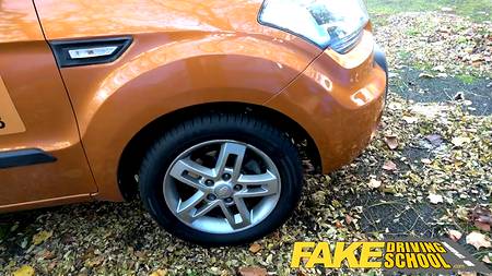 Инструктор по вождению наградил ученицу добротной порцией спермы