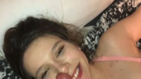 Нарезка камшотов из домашней коллекции похотливой девицы