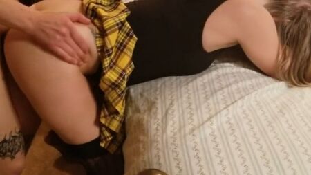 Домашний перепихон сексапильной красавицы с молодым пацаном