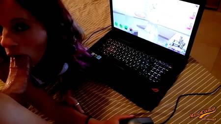 Рыжая нимфа запрыгнула задницей на толстый болт бойфренда