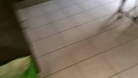 Грудастая кобылка отдалась в туалете чуваку с видеокамерой