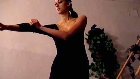 Сексуальные кульбиты с гимнасткой