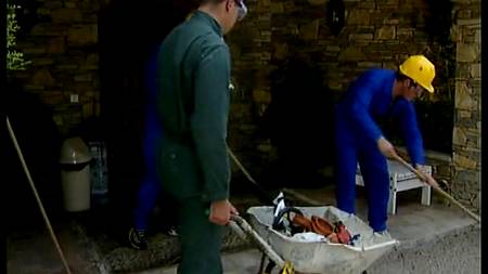 В два ствола отодрали немецкую домохозяйку