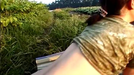 Японцы трахаются в поле