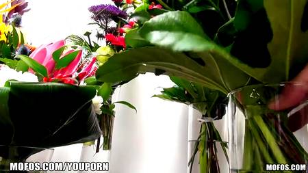 Публичный анал с рыжей